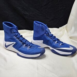 Nike, Zoom Clear Out, Mens 17, Carolina Blue, HighTop Basketball Shoe